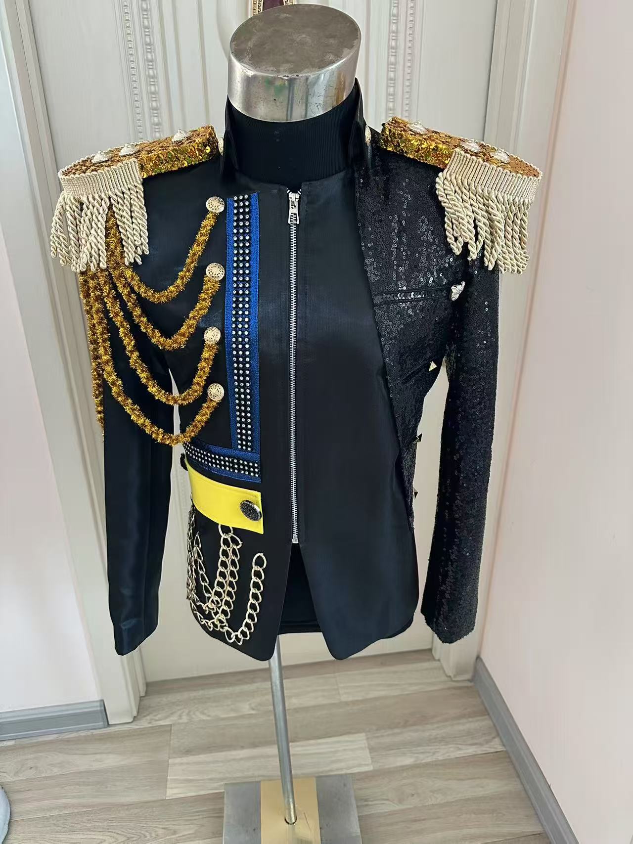 Men Formal Party Wear Dress - 새로운 남성 태슬 로얄 재킷 웨딩