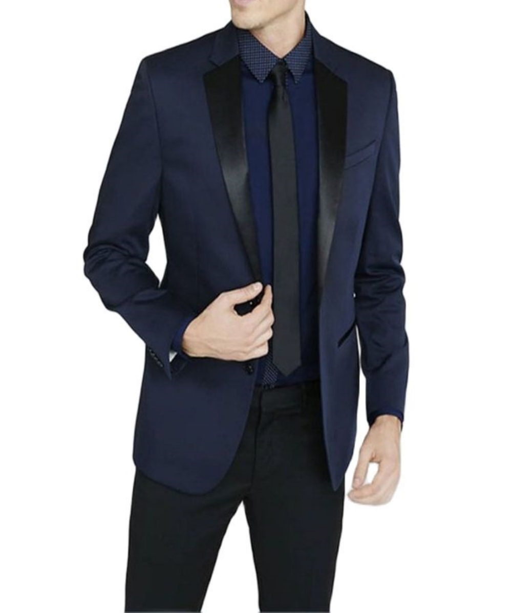 Men Formal Wear With Tie - 최신 신랑 들러리 노치 블랙 옷깃
