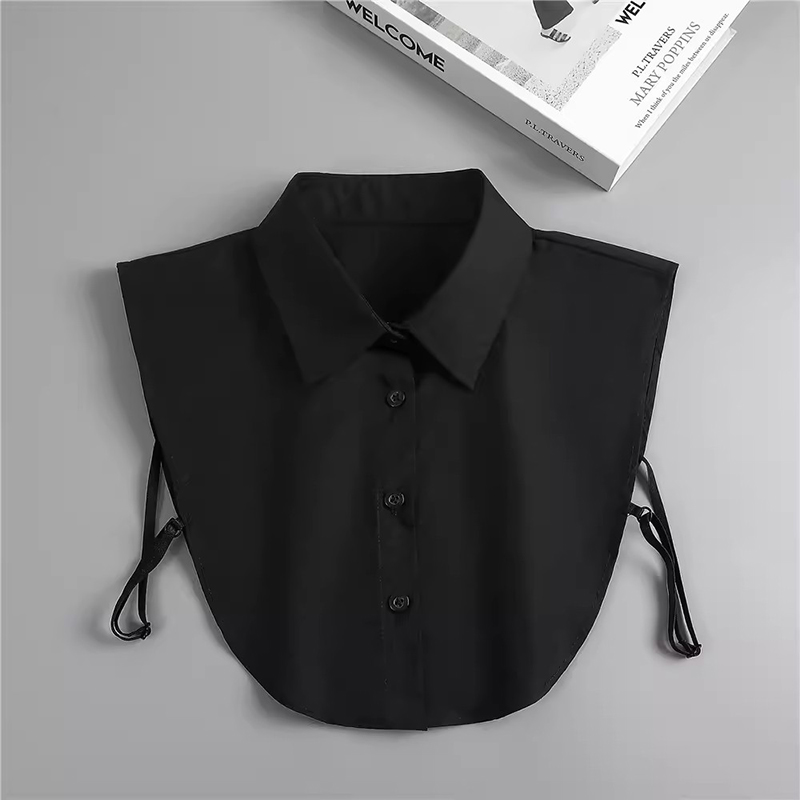 Men Formal Wear With Tie - 편안한 가짜 반 셔츠 칼라, 남성