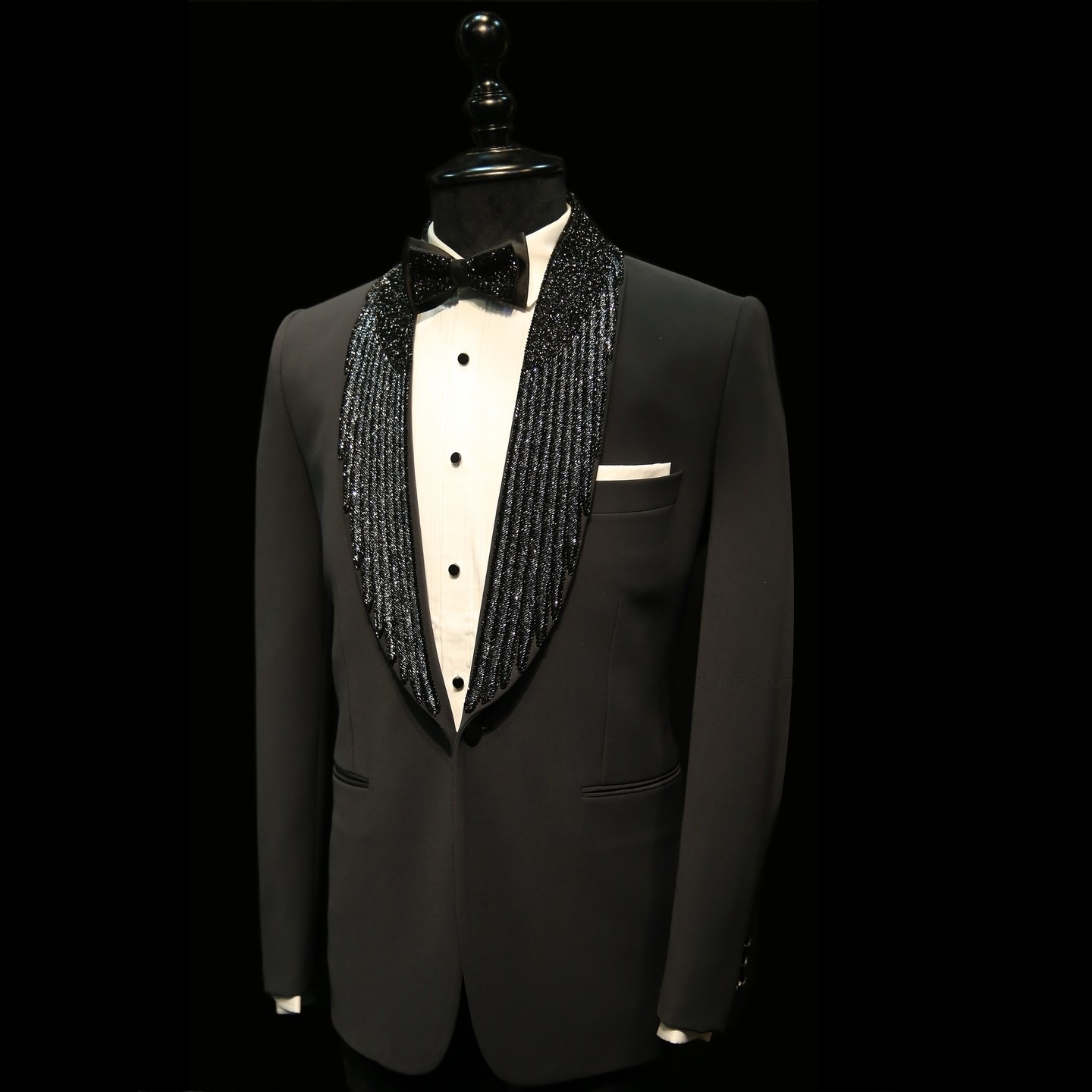 남성용 모던 맞춤형 웨딩 수트 2피스 블레이저 팬츠 숄 - Men Formal Wear Modern 리뷰 및 가격