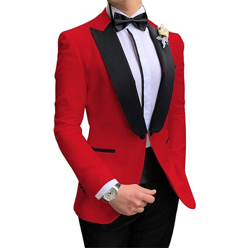 최신 클래식 2피스 웨딩 수트 남성용 신랑 턱시도 신랑 - Latest Men Formal Wear 리뷰 및 가격