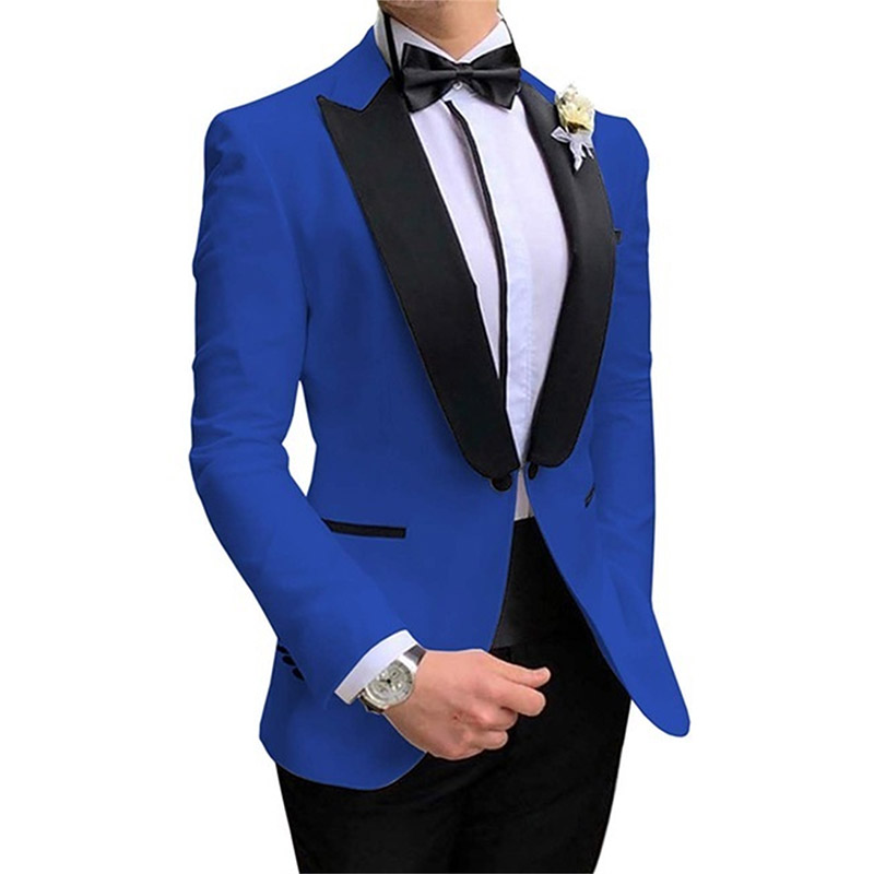 최신 클래식 2피스 웨딩 수트 남성용 신랑 턱시도 신랑 - Latest Men Formal Wear 리뷰 및 가격